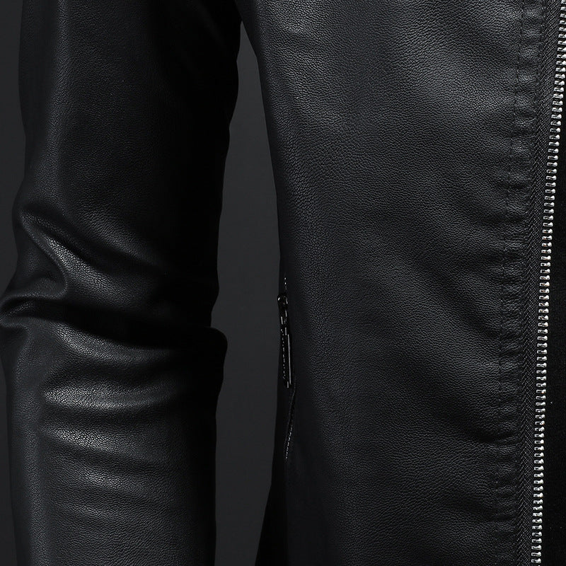 Wendell - Stilvolle, schmal geschnittene Lederjacke für Herren