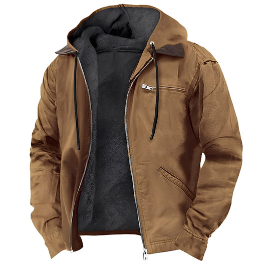 Adrian - Warme Outdoorjacke mit Kapuze für Herren