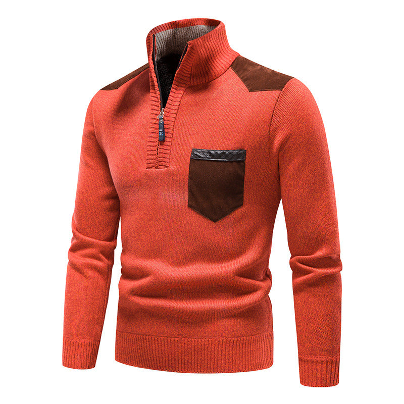 Kevin - Moderner Plüschwollpullover für Herren