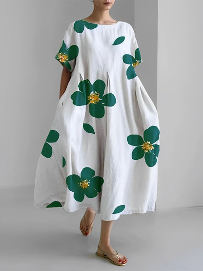 Xavia - Lässiges, lockeres Kleid mit Print für Damen