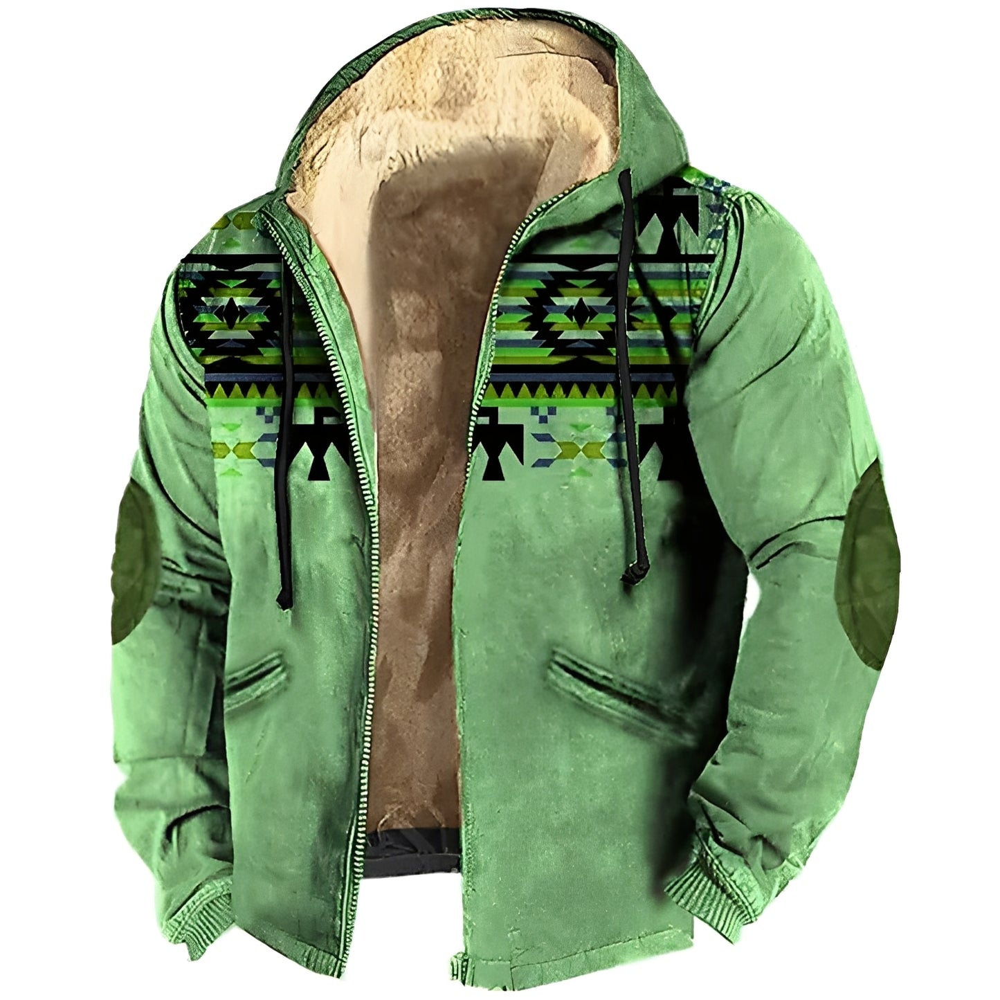Terrance - Kapuzenjacke im Tribal-Stil für Herren