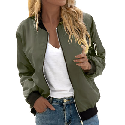 Shirlee - Lässige Bomberjacke im Retro-Stil für Damen