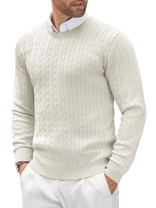 Romilly - Lässiger, schmal geschnittener Strickpullover für Herren