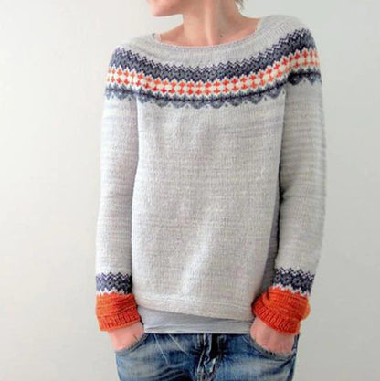 Emma - Bequemer Retro-Pullover für Damen