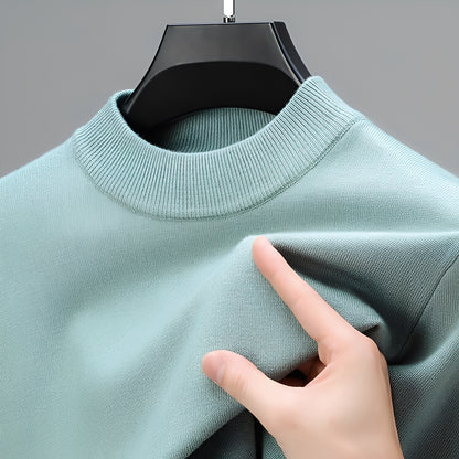 Davis - Lässiger Kaschmirpullover mit Saum für Herren