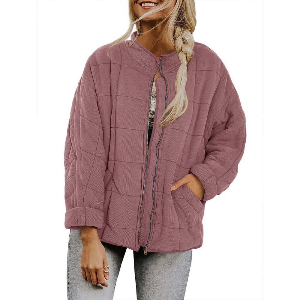 Jordana - Oversized-Daunenjacke mit Taschen für Damen