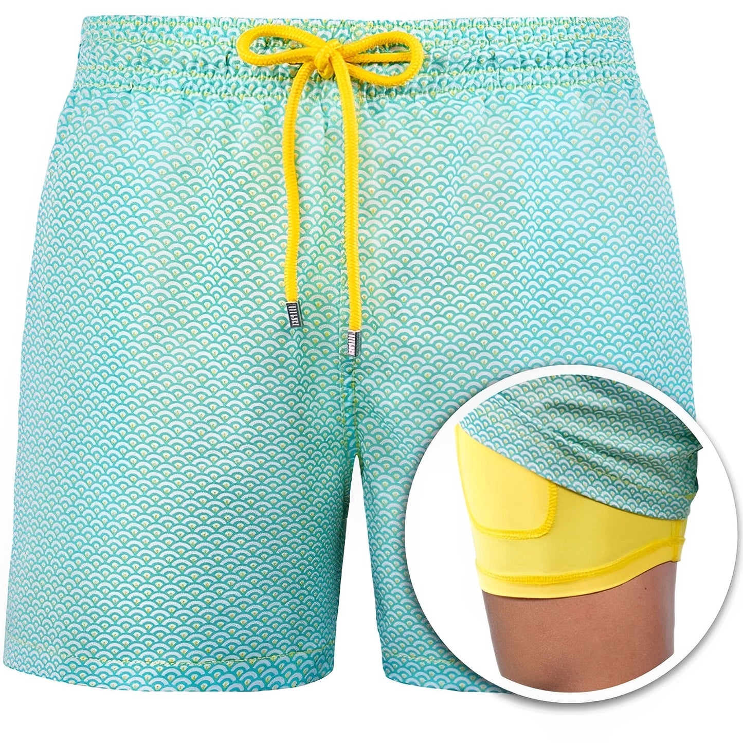 Edric - Stilvolle bedruckte Badeshorts für Herren
