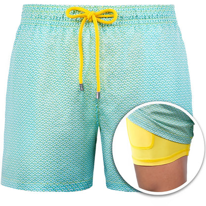 Edric - Stilvolle bedruckte Badeshorts für Herren