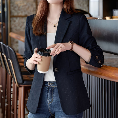 Claudia - Eleganter Blazer mit Karomuster für Damen