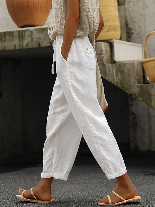 Maria - Elegante Damenhose aus 100% Baumwolle