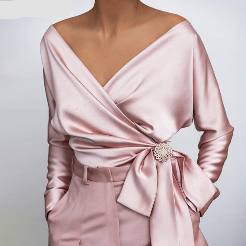 Alayah - Leichte Sommerbluse aus Seide