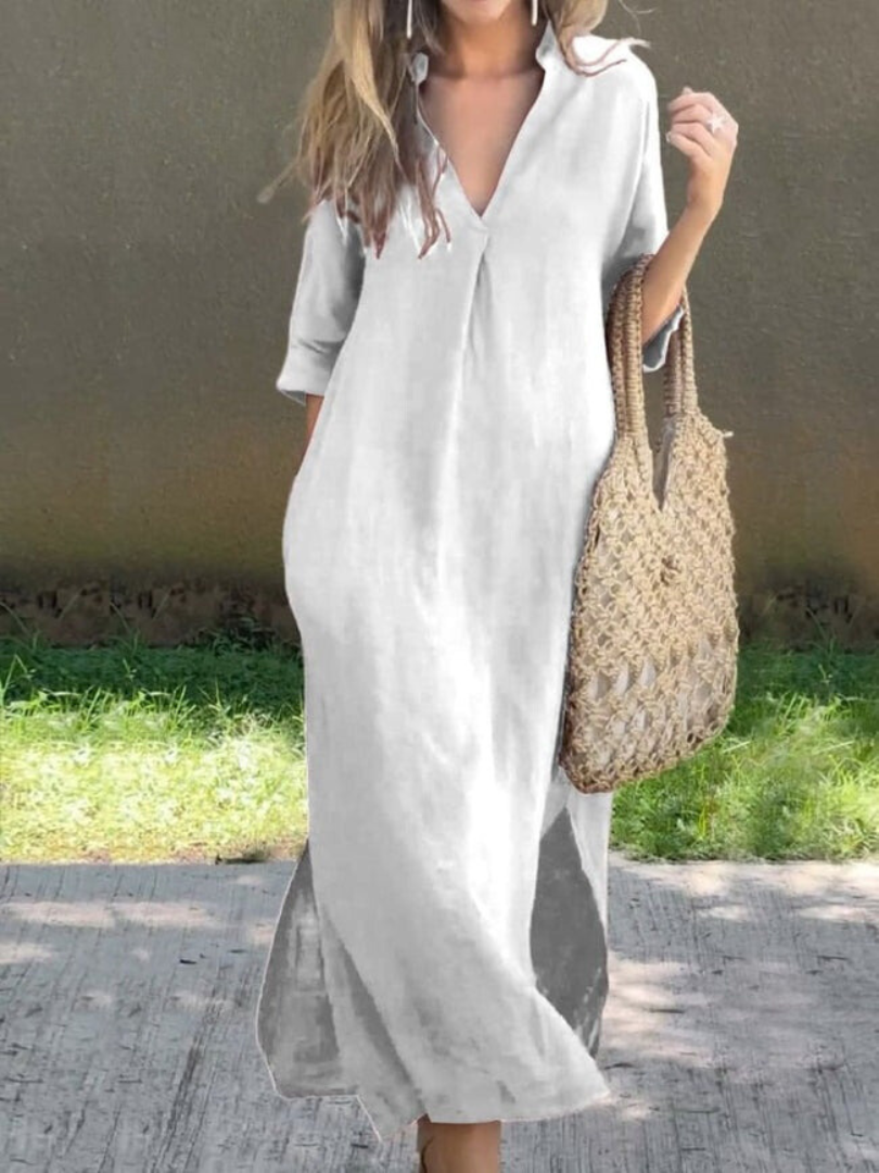 Brigittel - Damenlanges Kleid