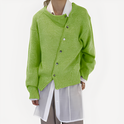 Susanne - Stilvolle und bequeme Strickjacke zum Umhängen