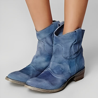 Margaret - Lässige Lederstiefeletten für Damen