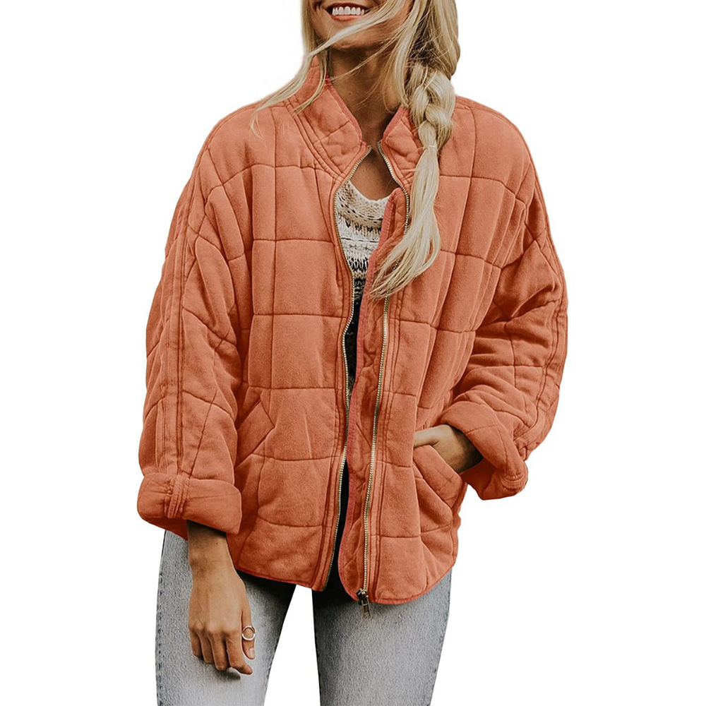 Jordana - Oversized-Daunenjacke mit Taschen für Damen