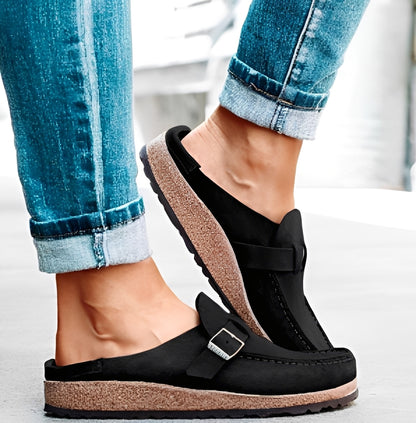 Briana - Bequeme Slip-On-Sandalen mit Schnalle für Damen