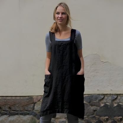 Mozelle - Lässiges Schürzenkleid mit Taschen für Damen