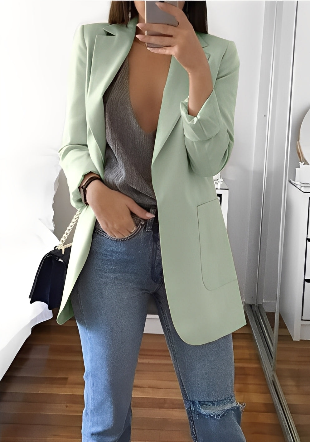 Stephanie - Stilvoller, schmal geschnittener Blazer für Damen