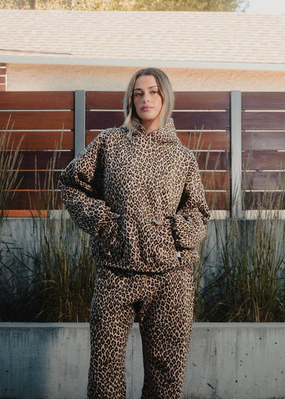 Elena – Sweatshirt mit Leopardenmuster