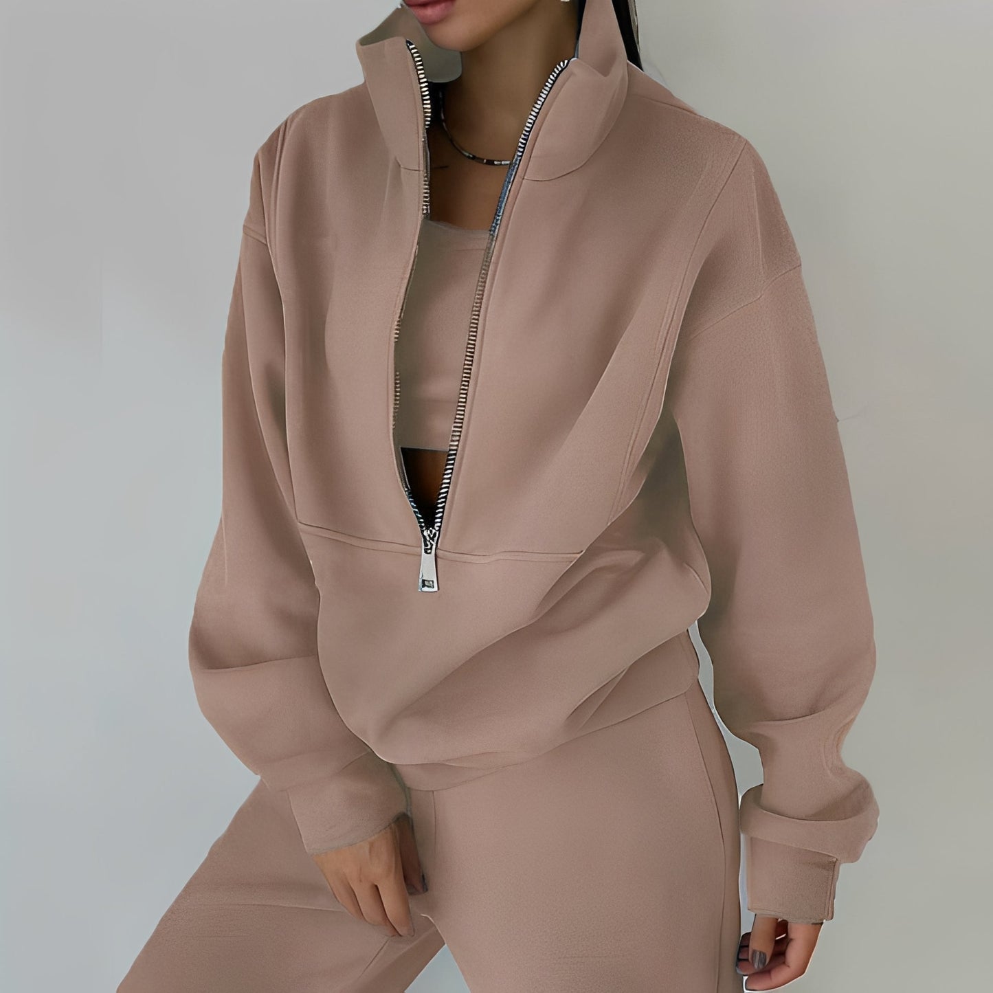 Mélissa - Bequemes und lockeres Frottee-Set, zweiteilig