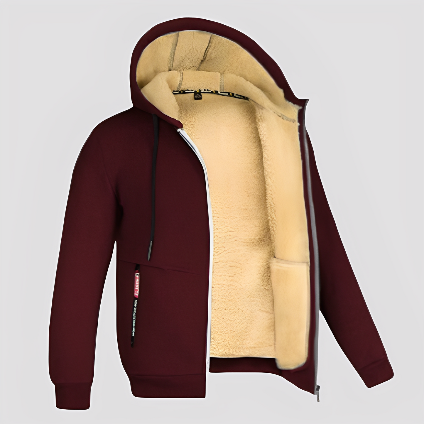 Waldo - Schlichter, mit Fleece gefütterter Hoodie für Herren