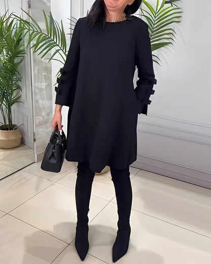 Elenora - Stilvolles Kleid mit langen Ärmeln für Damen