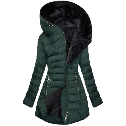 Jasmine - Moderne Winterjacke mit Kapuze für Damen