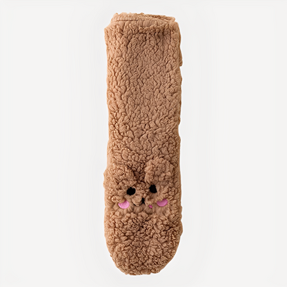 Judith - Stilvolle Winter-Samt-Bodysocken für Damen