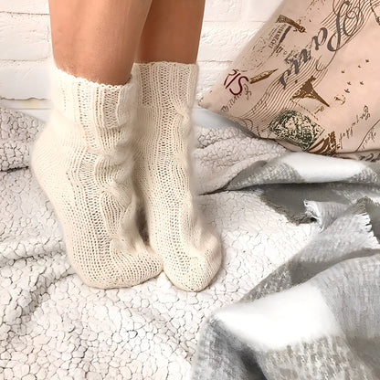Dorothy - Warme Strickwollsocken für Damen