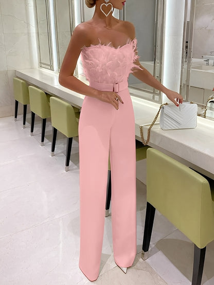 Valarie - Eleganter Tube-Top-Jumpsuit für Damen