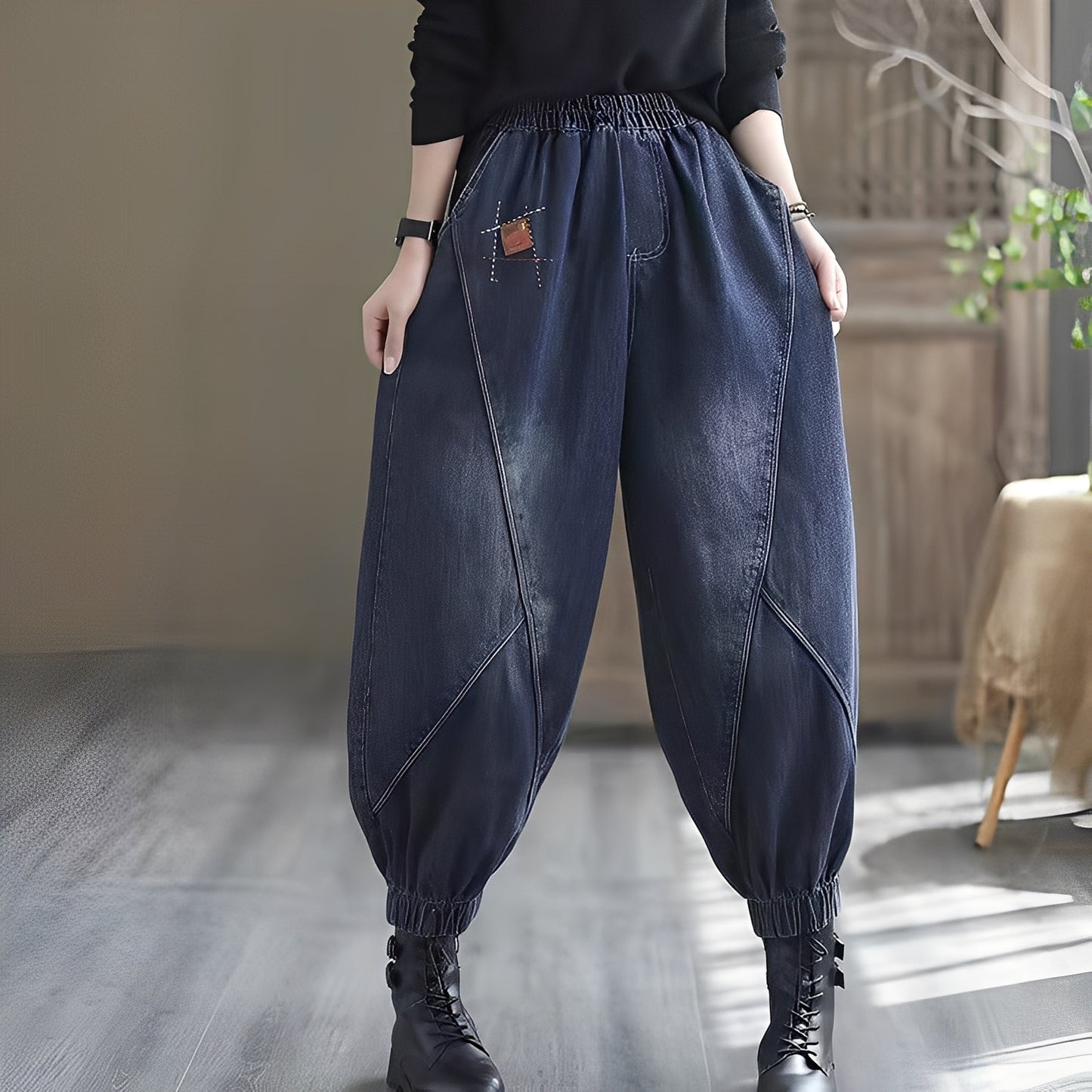 Shyanne - Klassische Jeans mit elastischem Bund für Damen