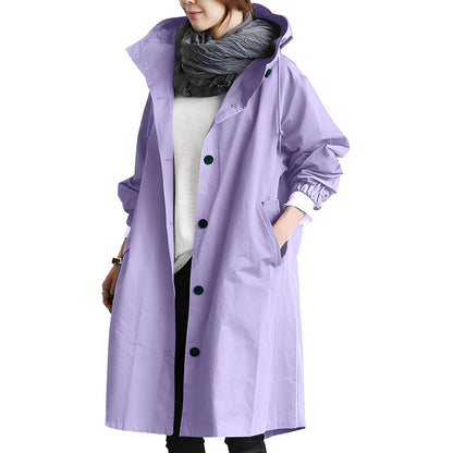 Alicia - Damen-Trenchcoat mit Kapuze