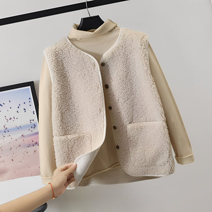 Raine - Stilvolle Plüschweste für Damen