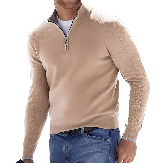 Kennith - Lässiger Sweater mit Reißverschluss für Herren