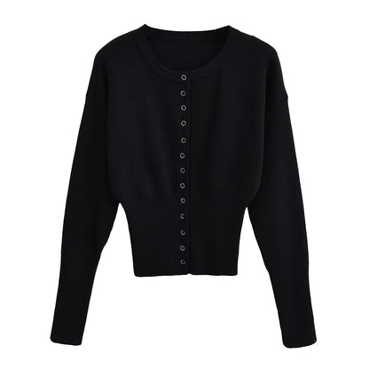 Reverie - Stilvolles, kurz geschnittenes Strickoberteil für Damen