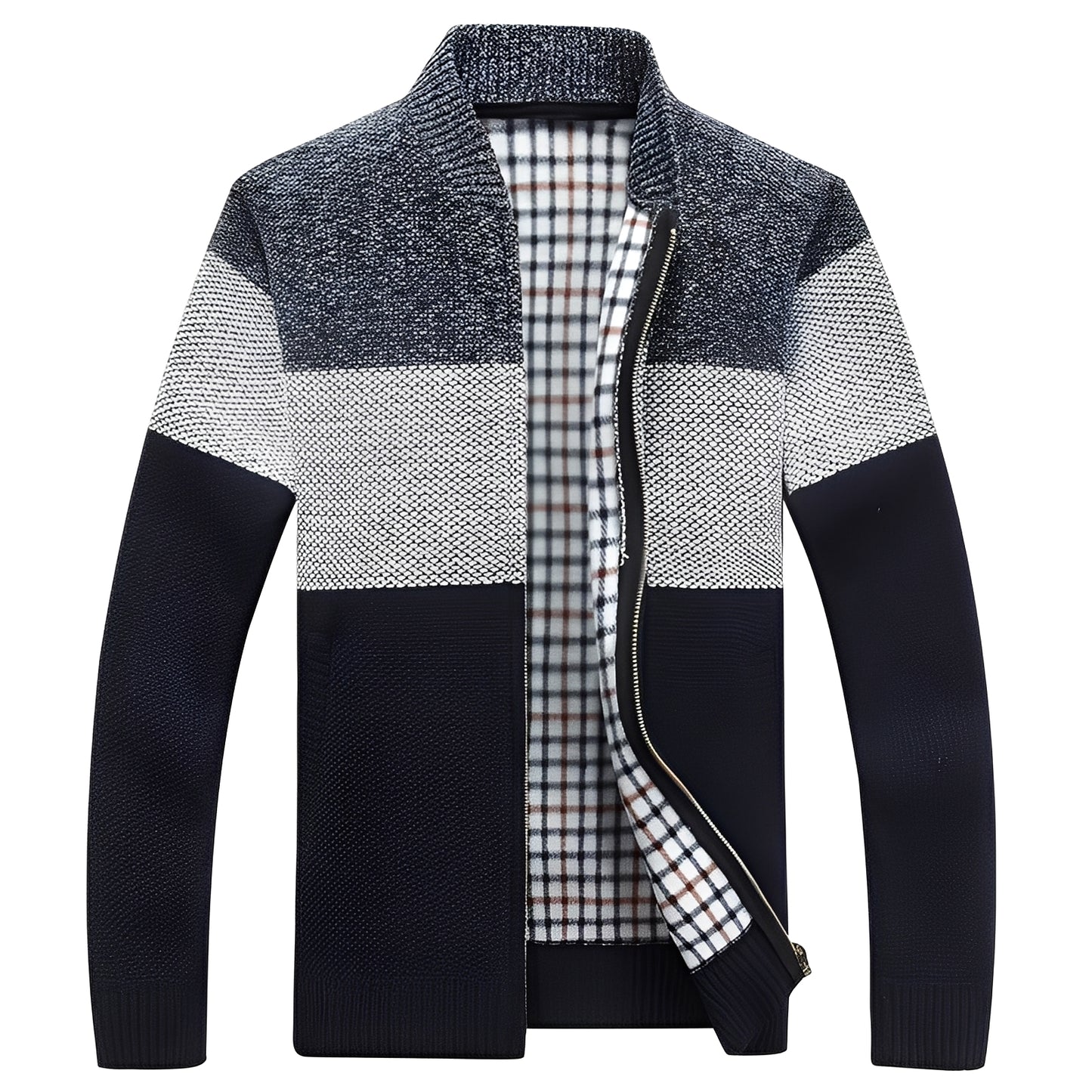 Shaw - Klassische Strickjacke mit Futter für Herren