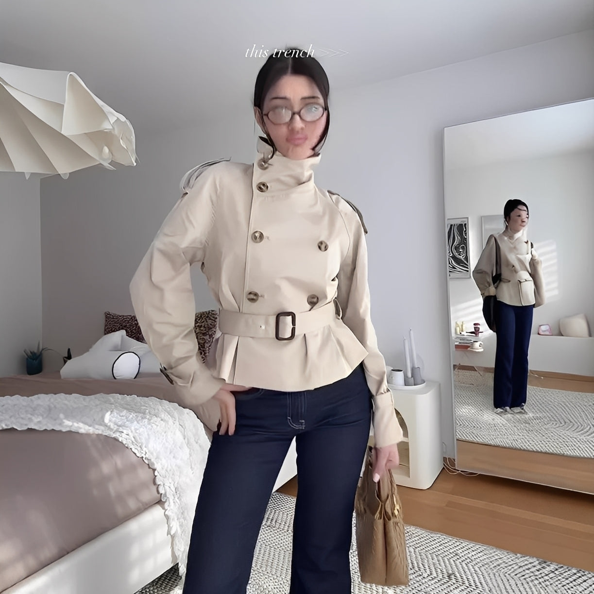 Cindy - Moderner Damen-Trenchcoat