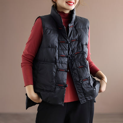 Amayah - Lässige Winterweste mit Taschen für Damen