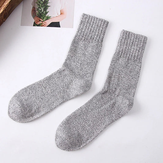 Jason - Warme Winter-Frottee-Wollsocken für Herren