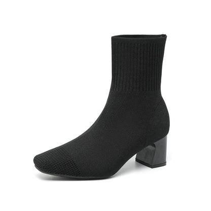 Elisha - Lässige, warme Stiefel mit Absatz für Damen