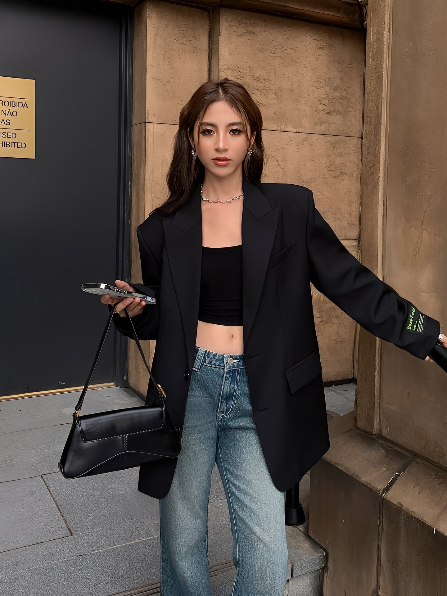 Maddison - Eleganter klassischer Oversize-Blazer für Damen