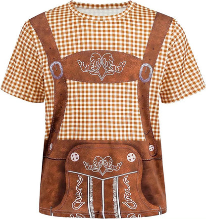 Dexter - Oktoberfest-T-Shirt mit festlichem Aufdruck für Herren