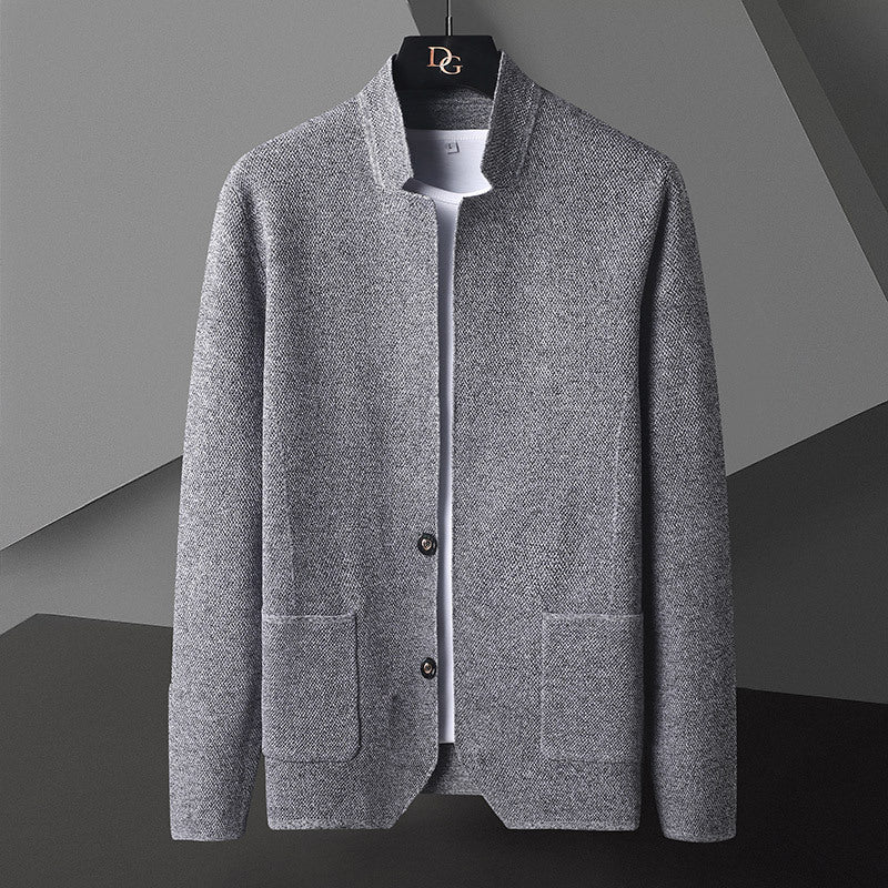Elsdon - Elegante, leichte Strickjacke mit Taschen für Herren