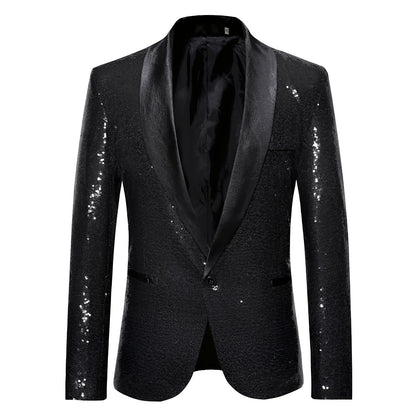 Jerome - Klassischer, stilvoller Paillettenblazer für Herren