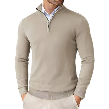 Darell - Eleganter Strickpullover mit Reißverschluss für Herren