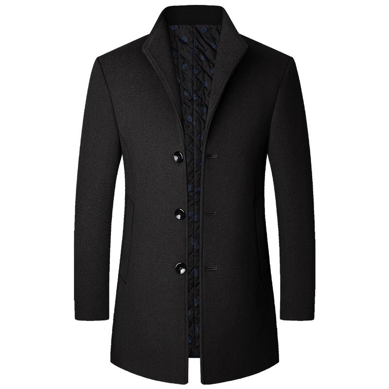 Colson - Eleganter langer Wollmantel für Herren