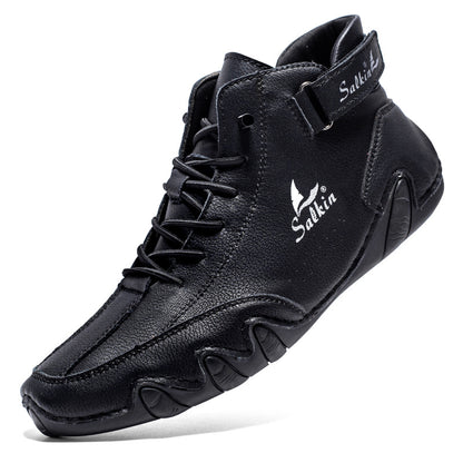 Norris - Bequeme Leder-Halbschuhe für Herren