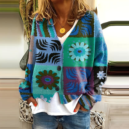 Nydia - Lässiger, weicher Pullover mit Aufdruck für Damen