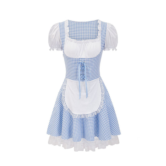 Miriam - Klassisches kariertes Oktoberfestkleid für Damen
