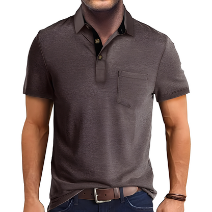 Abner - Retro-Poloshirt mit kurzen Ärmeln für Herren